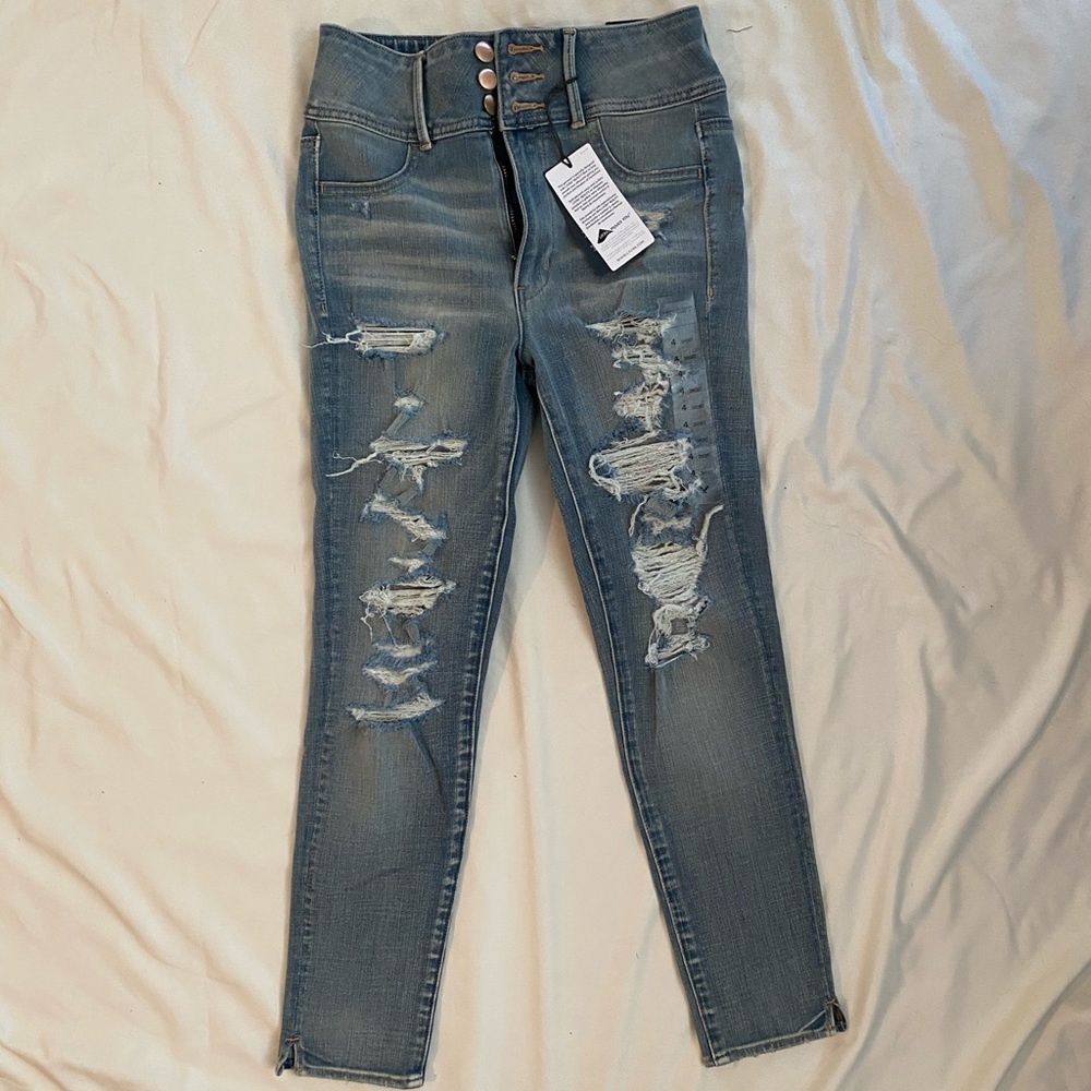 High waisted AE jeans